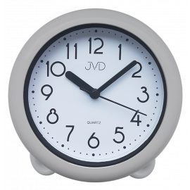 Koupelnové hodiny JVD stříbrné SH018.1