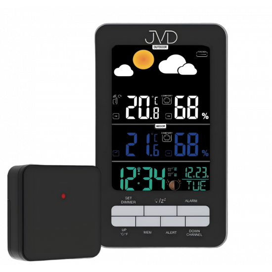 Rádiem řízená meteorologická stanice JVD RB6687.1