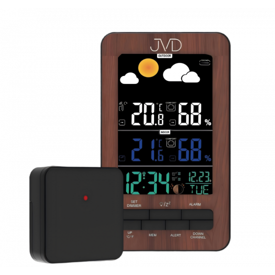Rádiem řízená meteorologická stanice JVD RB6687.2