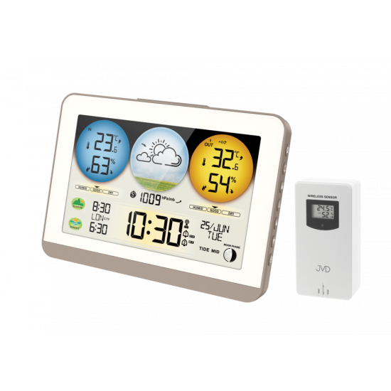 Rádiem řízená meteorologická stanice JVD RB3408