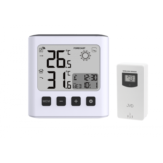 Rádiem řízený budík JVD RB777